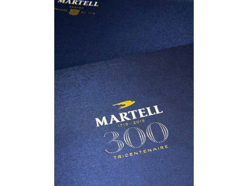 可捷 平面設計 作品 - MARTELL 馬爹利 300週年慶祝餐會邀請函-01 | 可捷印刷